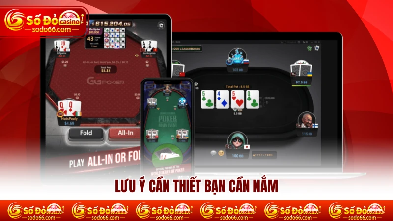 Lưu ý cần thiết bạn cần nắm